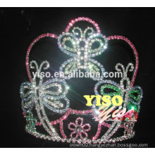 costume bride colored butterfly pageant crystal tiaras for sale